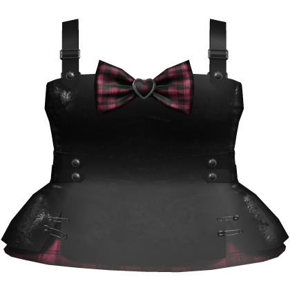 scary halloween psycho overall dress in pink