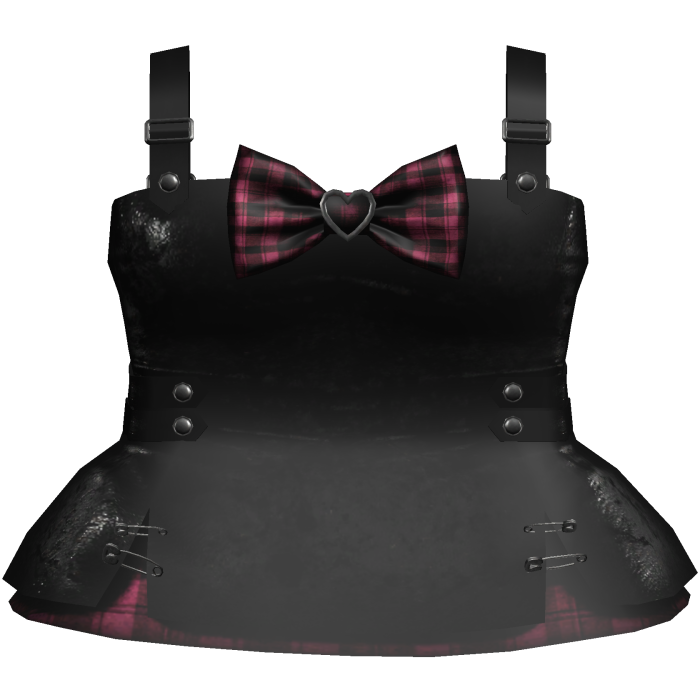 scary halloween psycho overall dress in pink