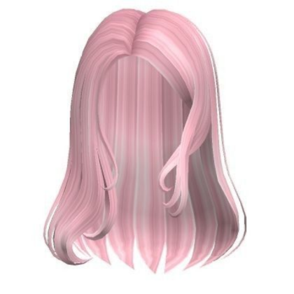cute pink hair Roblox decal