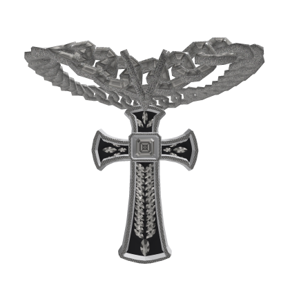 Gothic Diamond Cross Chain