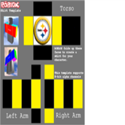 Steelers Shirt Roblox decal