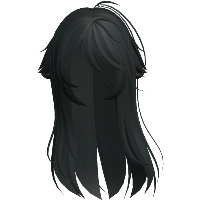 Dark Teal Shy Moe Cat Girl Windy Whispy Hair