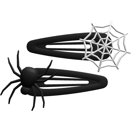 Y2K Halloween Spider Hair Clips (L) 🕸️