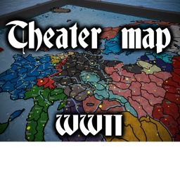 WW2 theater map