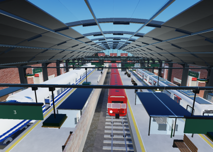 Complete Railway System —3Lines-7Trains-10Stations preview 1