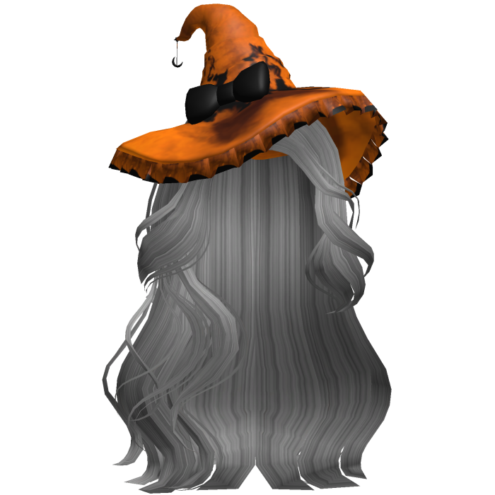 Halloween Side Swept Witch Hair (Grey)