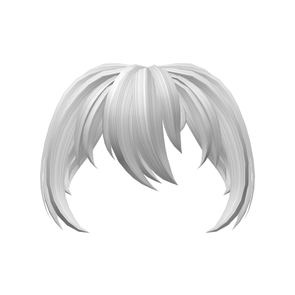 Anime Hair Bangs (White)