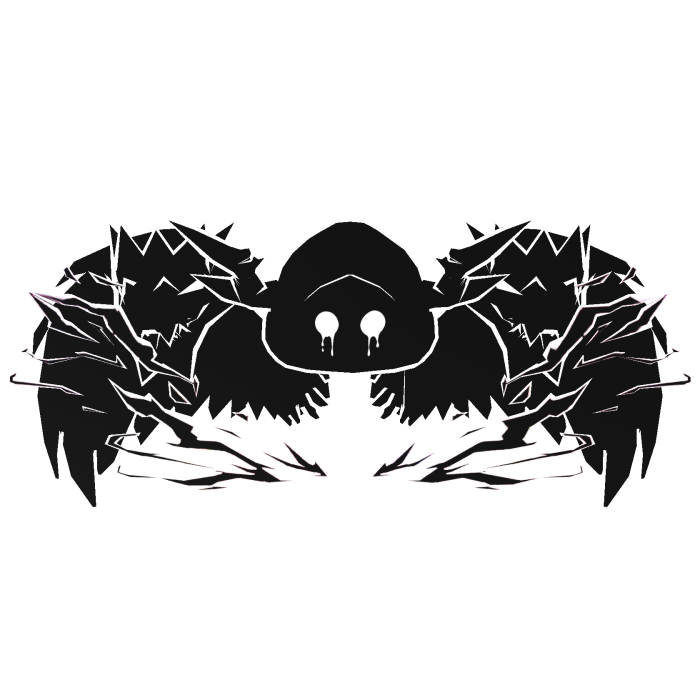 Cartoony White Hood Aura Dragon Wings Combo