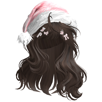 Lush Christmas Waves w/Santa Hat (Brown)