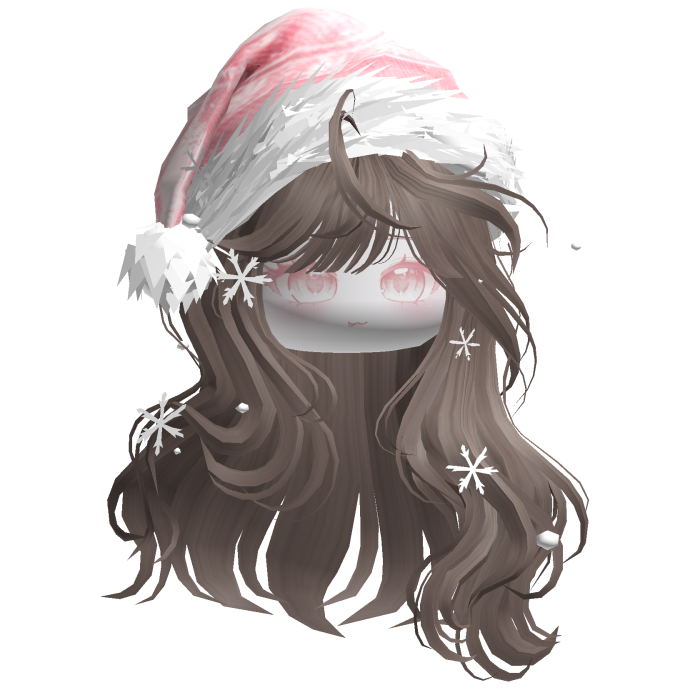 Christmas Waves w/Santa Hat (Light Brown)