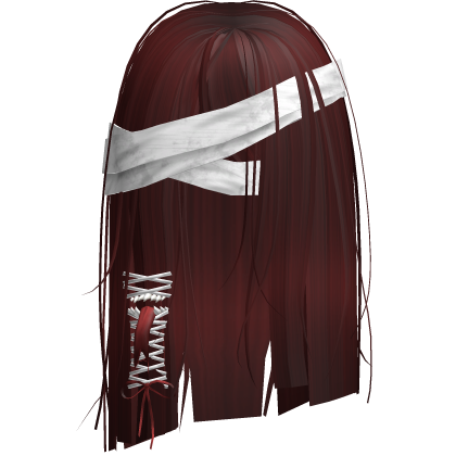 Creepy Red Short Monster Hair Bandages