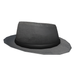 Gray Vintage Fedora