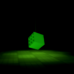 evil green block