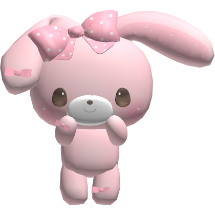 bonbonribbon kawaii pink bunny plushie Roblox item