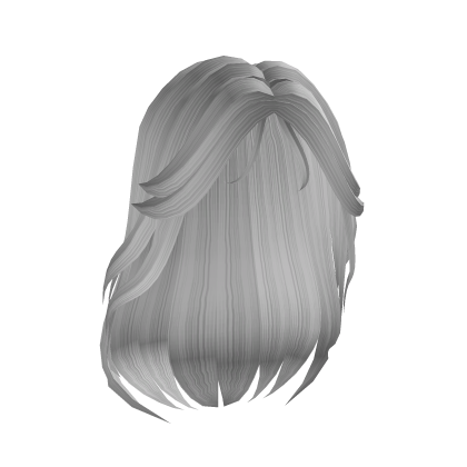 Y2K White  Wavy Hair With Bangs Roblox item