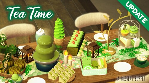🍰☕ Tea Time  || Dessert Buffet