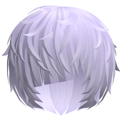 ^,…,^ light purple messy vkei anime emo moe hair 