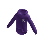 Hex Purple Hoodie With White Logo