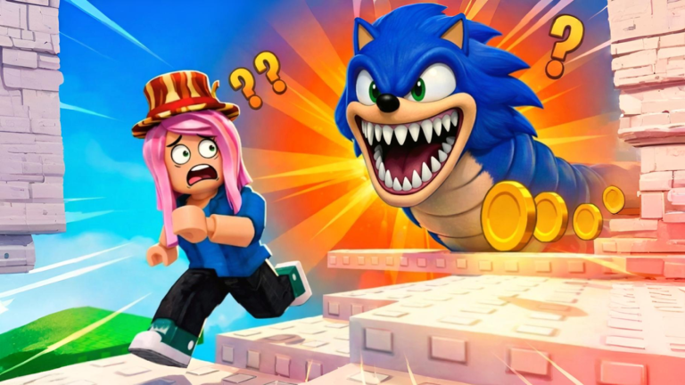 🦔 Scary Sonic Tower Go Up 🔵 screenshot 3