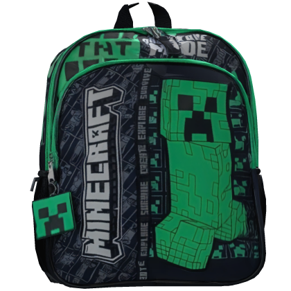 Spooky Green Boom Boom Monster Backpack 3.0