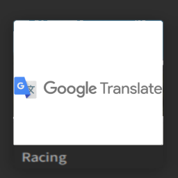 Heavily google translated racing game