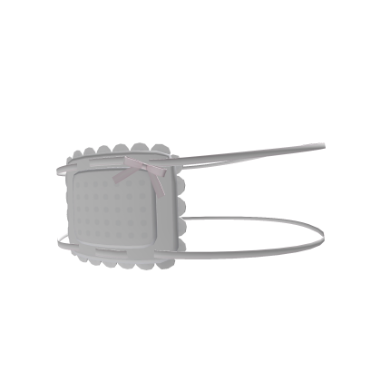 ୨୧: white ribbon eyepatch low / chibi