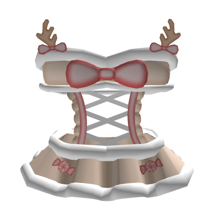 ʚ ︵ cute rudolph christmas dress