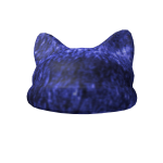 [EXCLUSIVE] Purple Fur Beanie w/ Kitty Ears