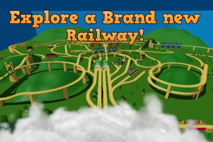Blue Train Wooden Railway 2 (RELEASE)
