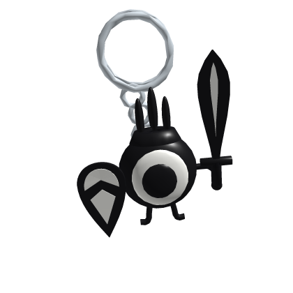 One-Eyed Warrior Keychain