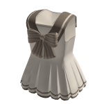 🍀Summer Sailor Dress (Brown)