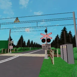 Italian railroad crossing  icon