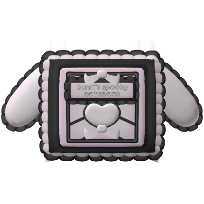 pink stitch bunny backpack