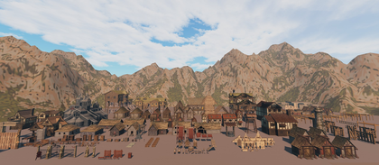 Large Medieval Roblox Buildings Pack preview 1