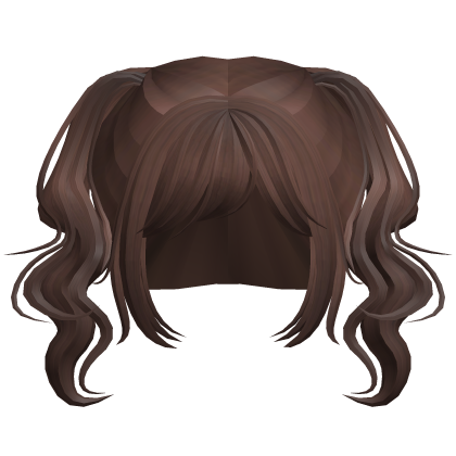 ♡ cheap short wavy ponytails (brown) Roblox item