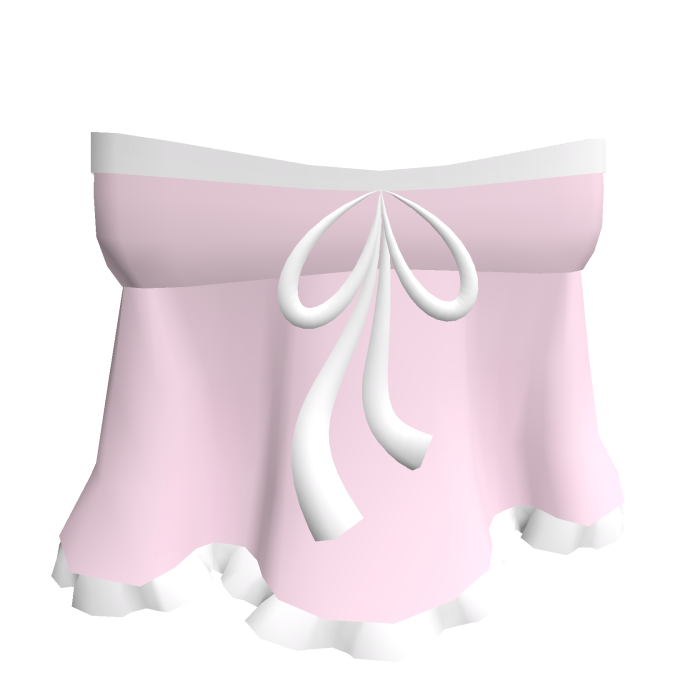 Cute Ribbon Dress White Pink