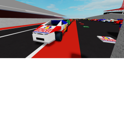 nascar racecar @ crashes at CO TA
