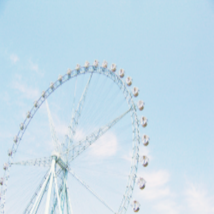 Pastel Blue Ferris Wheel 2 Roblox decal