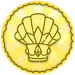 The highest achievement in Make a Cake. Reach level 100 and sit on the golden cake throne in The Hall of the True Baker to receive this badge. 