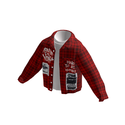 Flannel Tshirt Red thumbnail