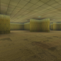 low effort zombie backrooms game