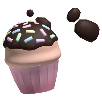 ˚꒰ cute sweet chocolate muffin messy mouth┊♡ Roblox item