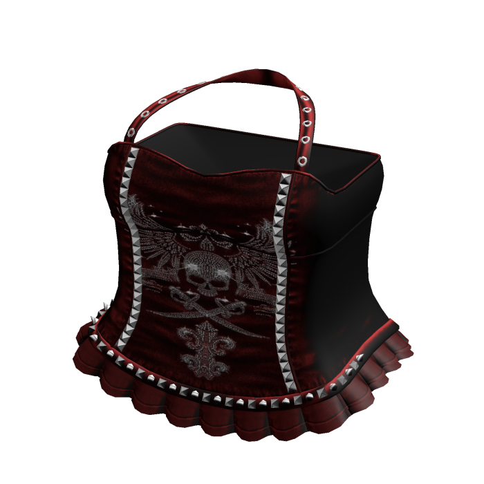Emo Rhinestone Dress in Red