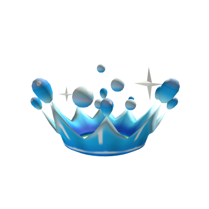Y2K Frutiger Aero Water Splash Crown Halo Roblox item