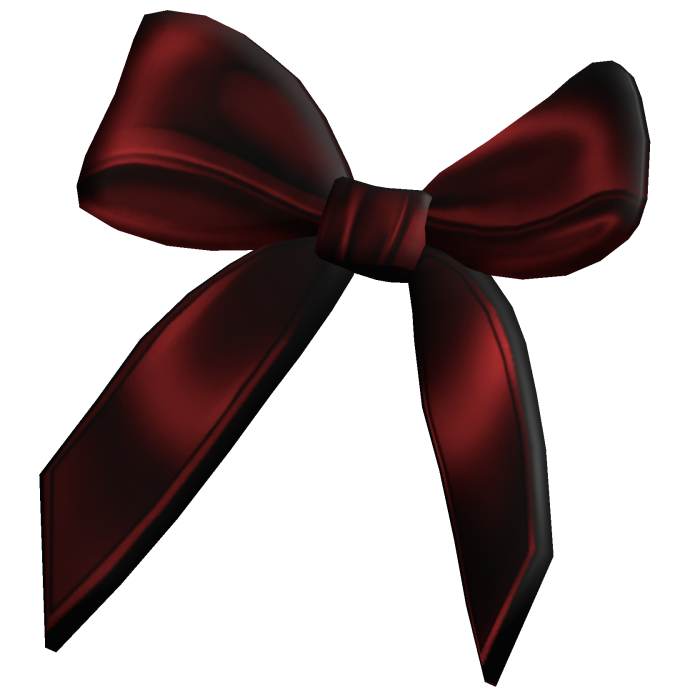 Cute Hair Ribbon In Red Left