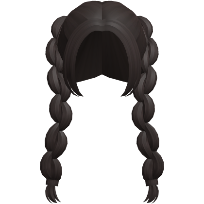 dark brown adorable picnic braids