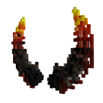 8-Bit Flaming Horns