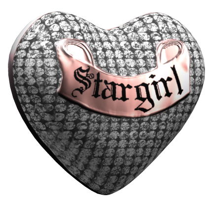 Pink Gold Stargirl Heart Stud Earrings