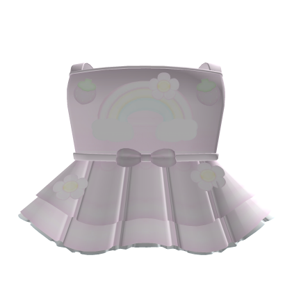 𖹭◞ mi dreamy rainbow cutie ruffle dress