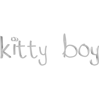 kitty boy in white Roblox item